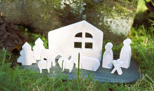 Modernes 11teiliges Krippenset