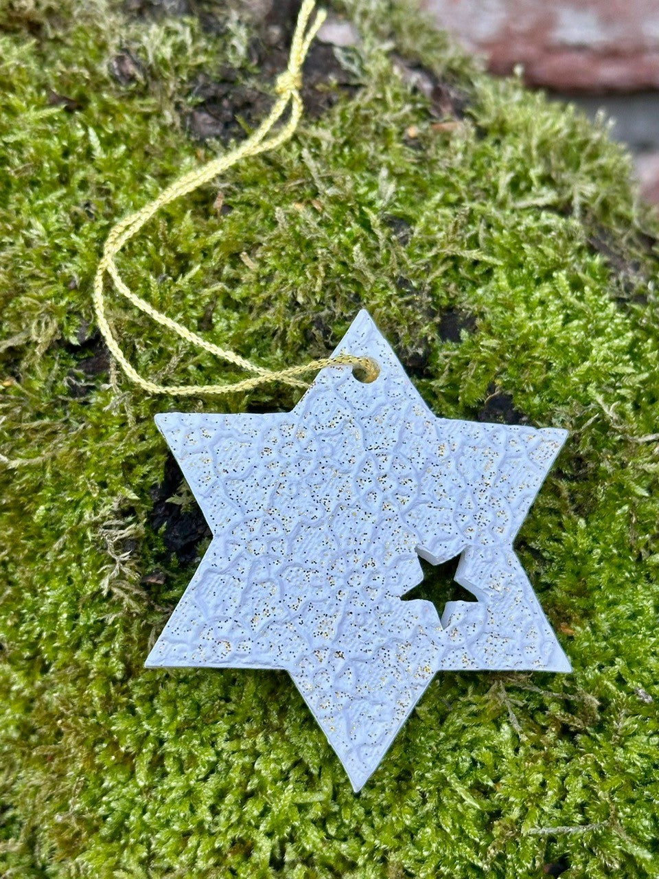 Sternaufhänger gemustert